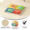Flash Furniture Bright Beginnings Commercial Birch Plywood STEM Geometric Shape Building Puzzle Board, Natural/Multi MK-MK00606-GG - alternate 2